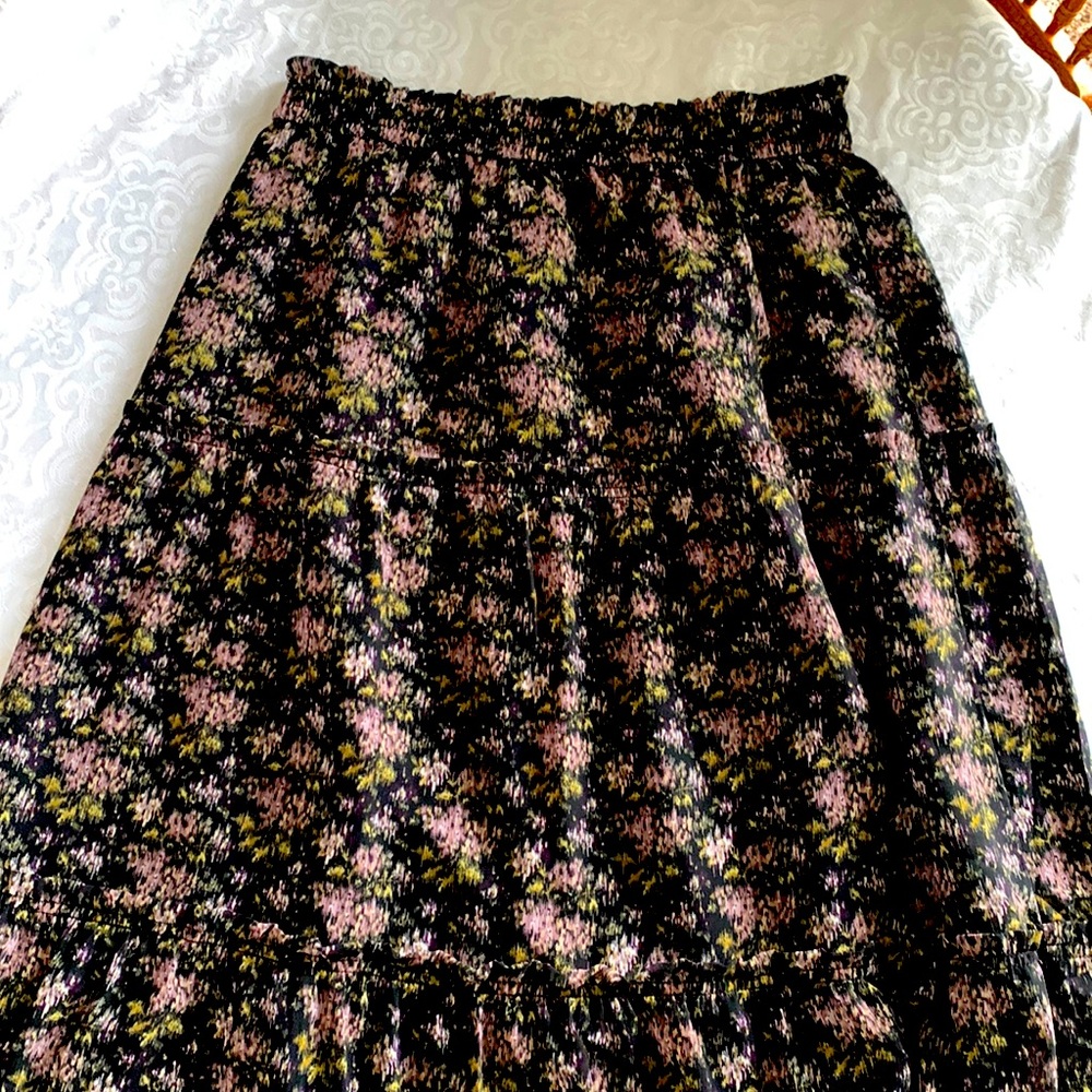 Madewell Floral Skirt